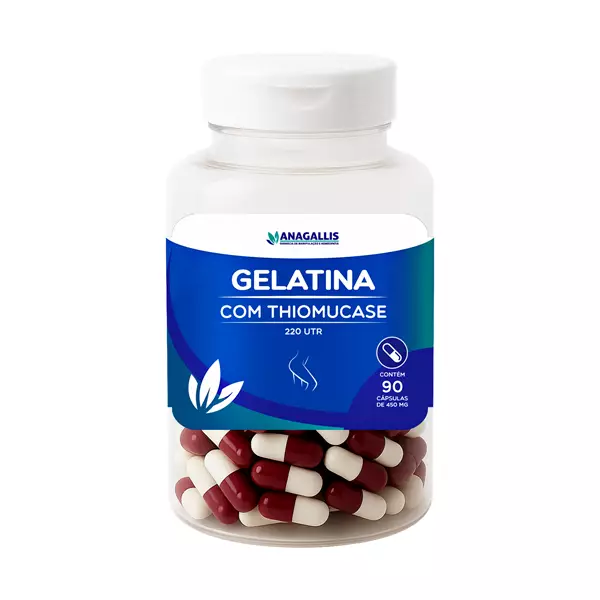 Gelatina com Thiomucase 450mg Anagallis