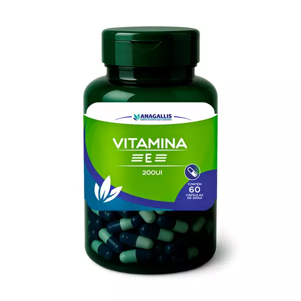 Vitamina E 200ui 60 cápsulas Anagallis