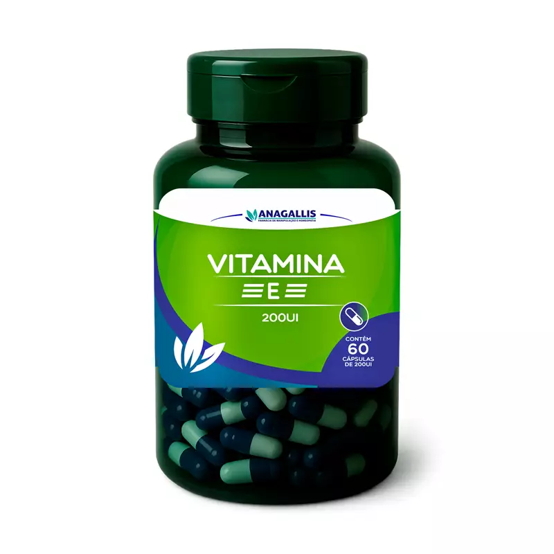 Vitamina E 200ui 60 cápsulas Anagallis