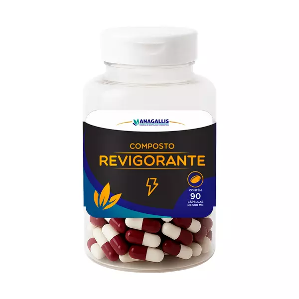 Composto Revigorante 500mg 90 cápsulas Anagallis