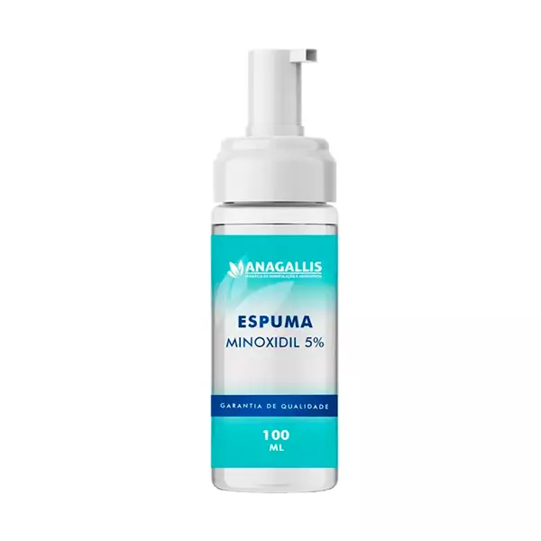 Espuma de Minoxidil 5% sem Enxágue 100ml