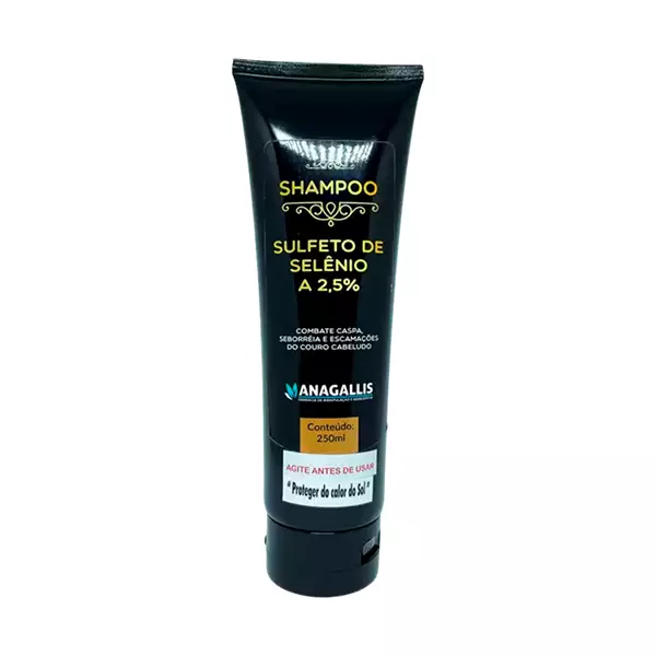 Shampoo Sulfeto Selênio 2,5% 250ml Anagallis