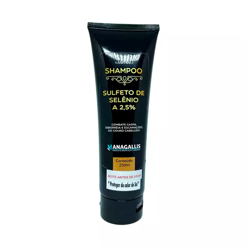 Shampoo Sulfeto Selênio 2,5% 250ml Anagallis
