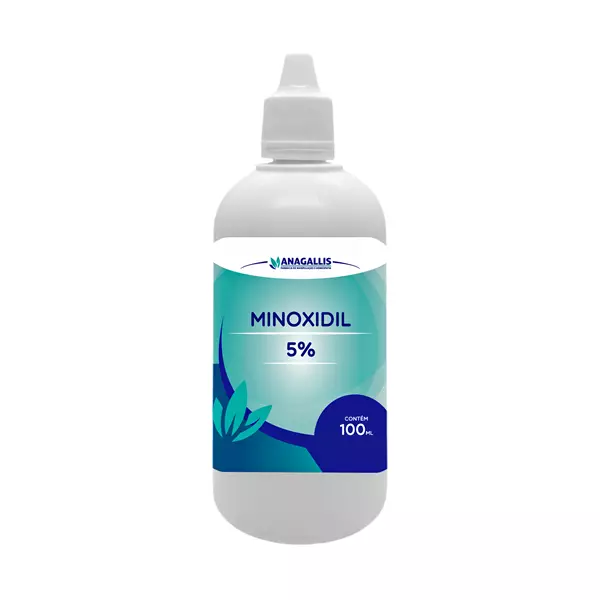 Minoxidil 5% com Propilenoglicol 100ml