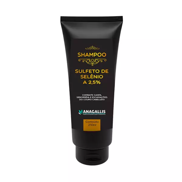 Shampoo Sulfeto Selênio 2,5% 250ml Anagallis