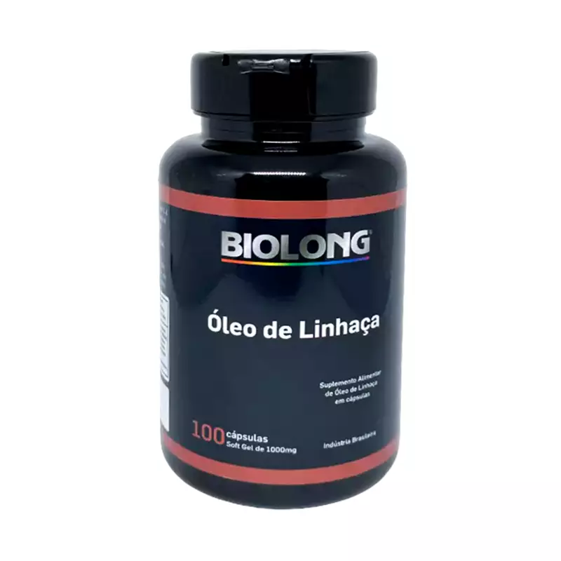 Óleo de linhaça 1000mg 100 cápsulas Biolong