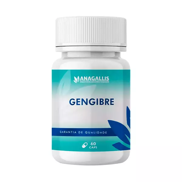 Gengibre 500mg 60 cápsulas 