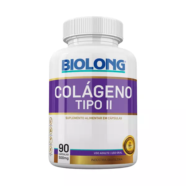 Colágeno Tipo II 500mg Biolong