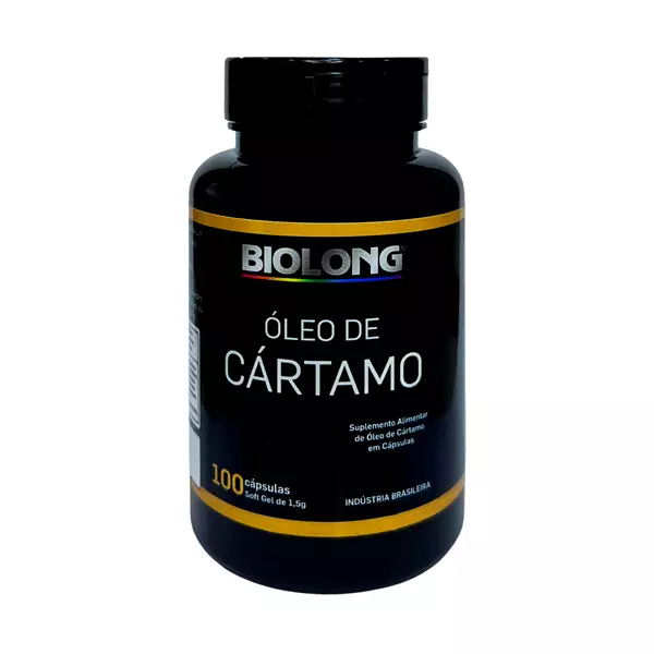 Óleo de Cártamo 1,5g Biolong 100 Cápsulas