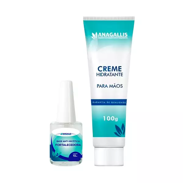 Kit Base Antimicótica e Fortalecedora + Creme hidratante para mãos Kit Base Antimicótica e Fortalecedora + Creme hidratante para mãos