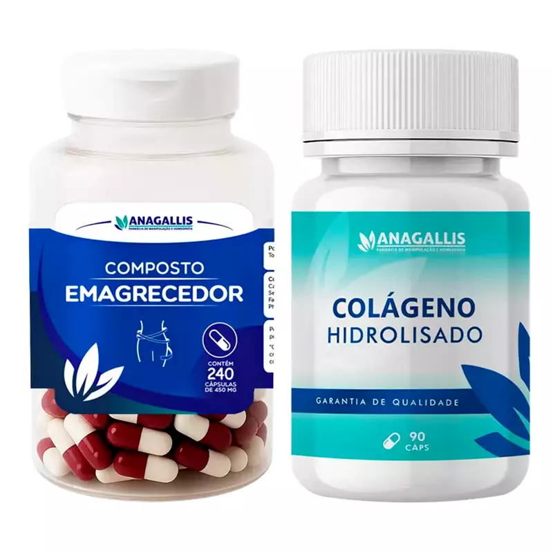 Kit Composto Emagrecedor + Colágeno Hidrolisado