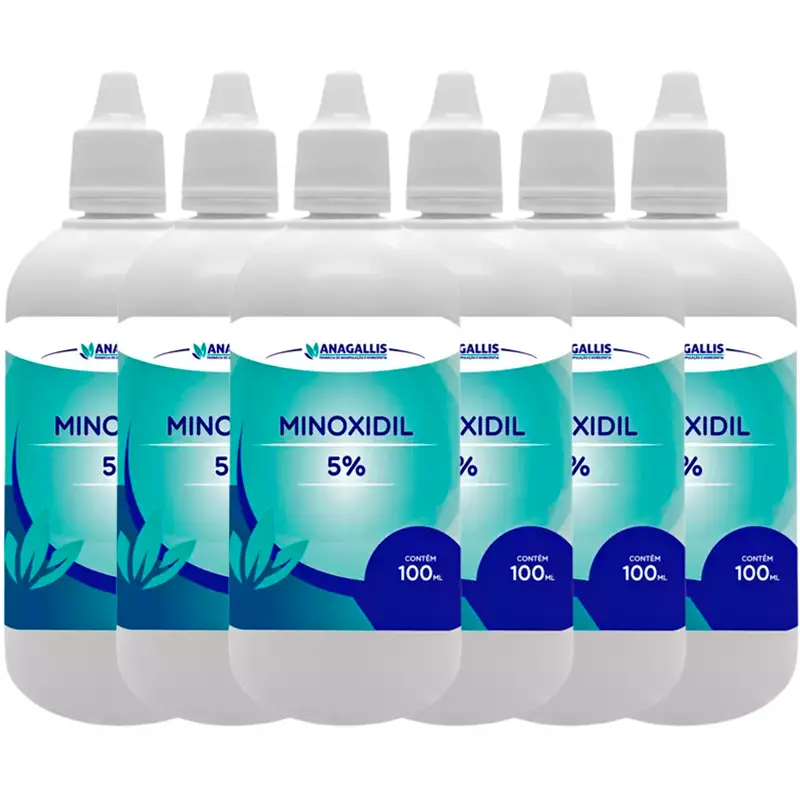 Kit Minoxidil 5% 6 unidades 100ml