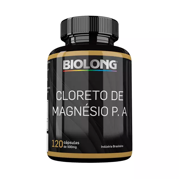 Cloreto de Magnésio P.A  120 Cápsulas Biolong