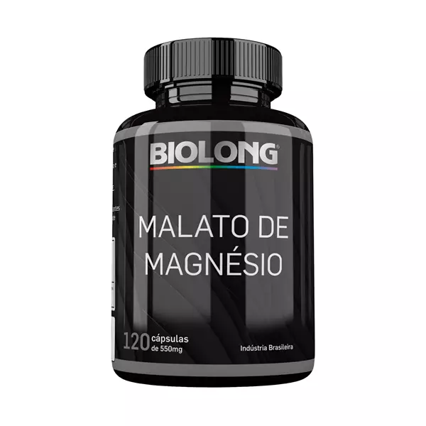 Malato de Magnésio 120 Cápsulas Biolong