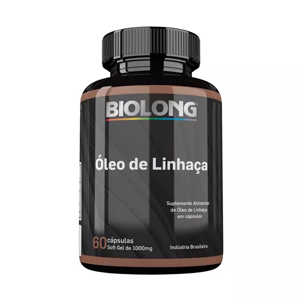 Óleo de linhaça 1000mg 100 Cápsulas Biolong