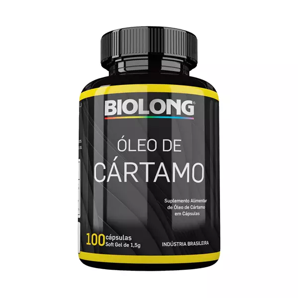 Óleo de Cártamo 1,5g Biolong 100 Cápsulas