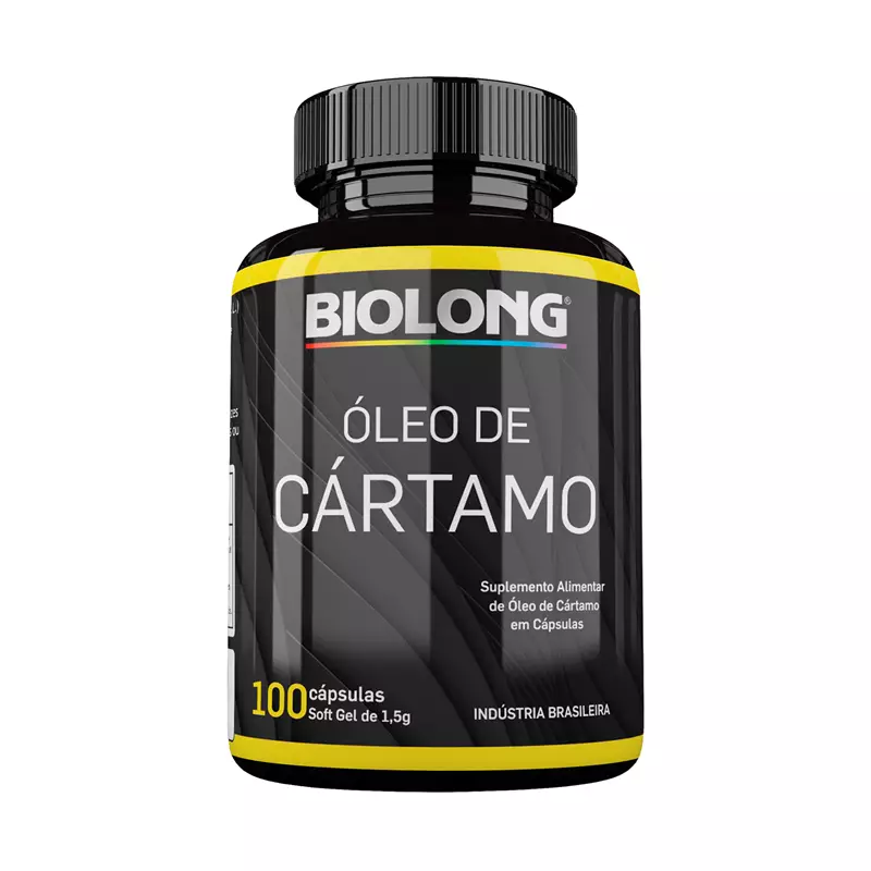 Óleo de Cártamo 1,5g Biolong 100 Cápsulas