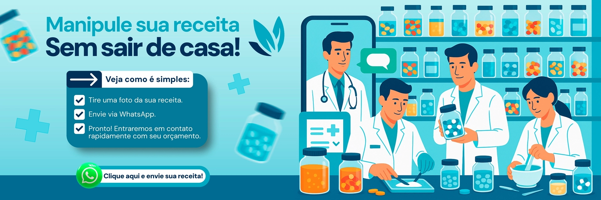 Manipule suas receitas