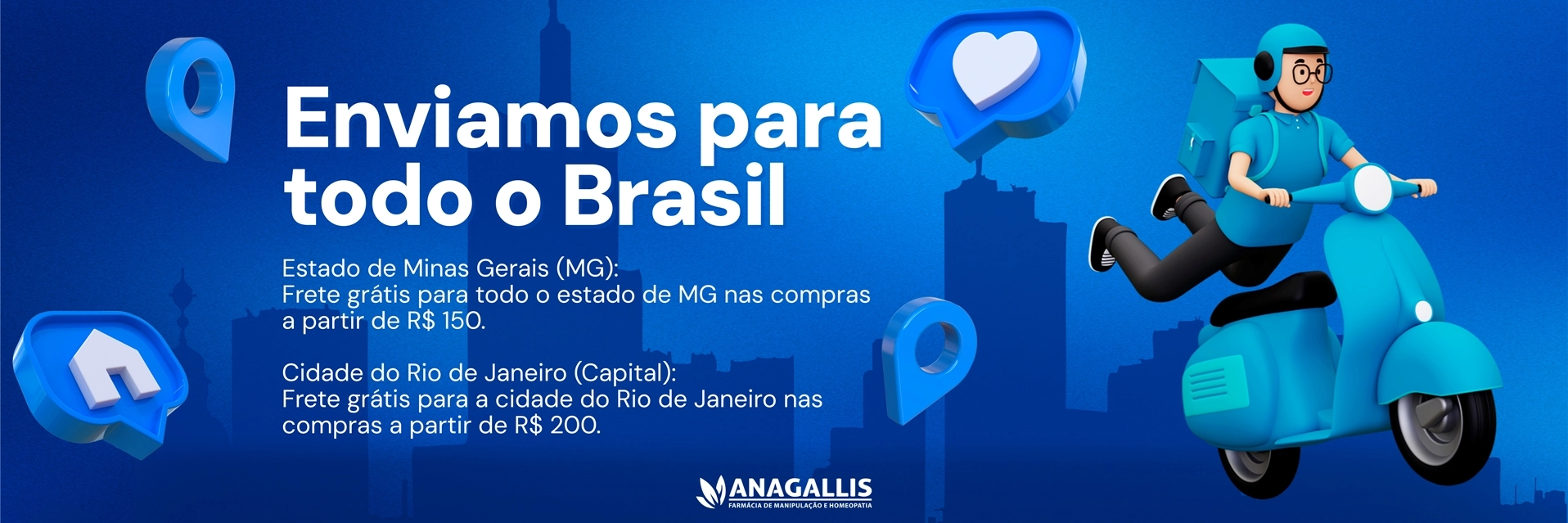 Envio para todo Brasil