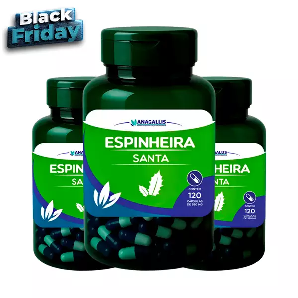 Kit Espinheira santa 380mg Anagallis