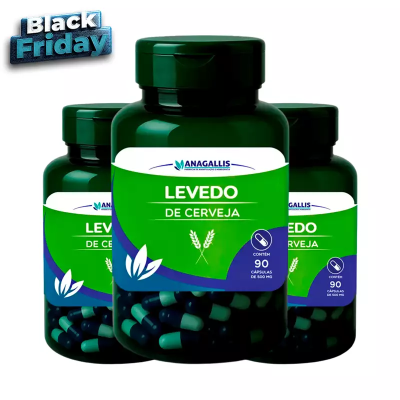 Kit Levedo de cerveja 500mg Anagallis