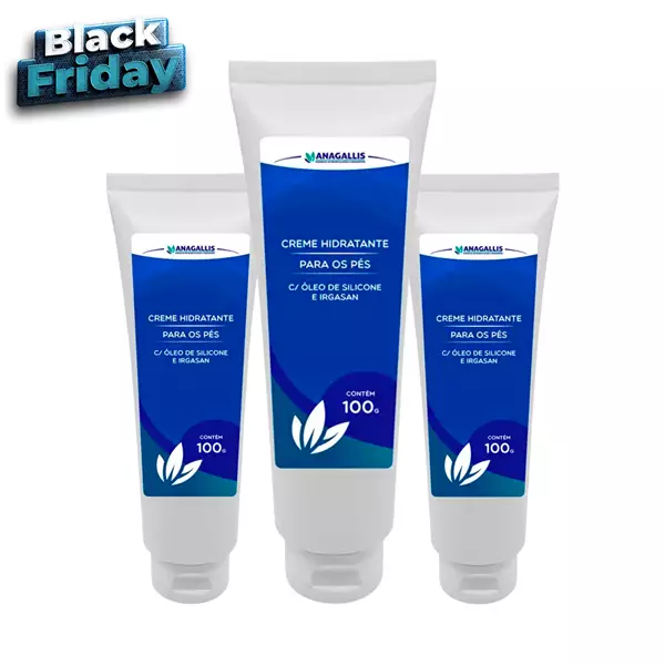 Kit Creme Hidratante para Pés 100g Anagallis