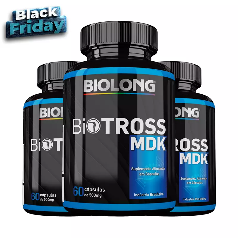 Kit Biotross MDK 100 Cápsulas 500mg Biolong