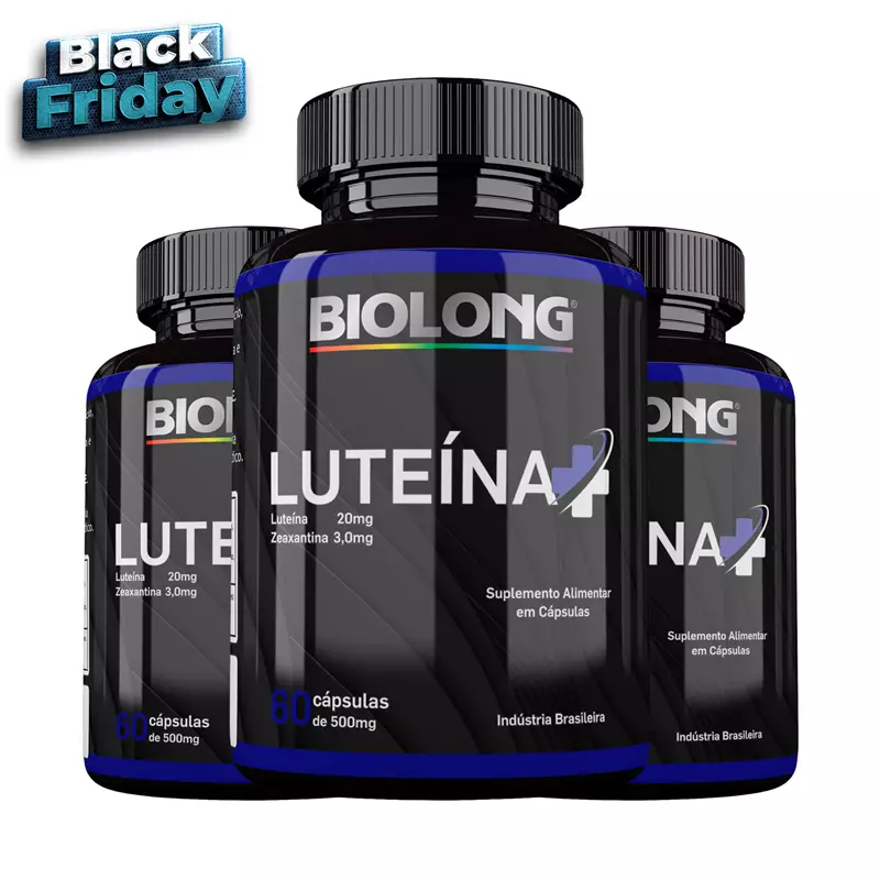 Kit Luteína+ 60 Cápsulas Biolong