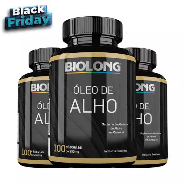 KIt Óleo de Alho 100 Cápsulas Biolong