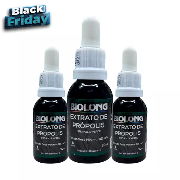 Kit Extrato de Própolis 30ml Biolong