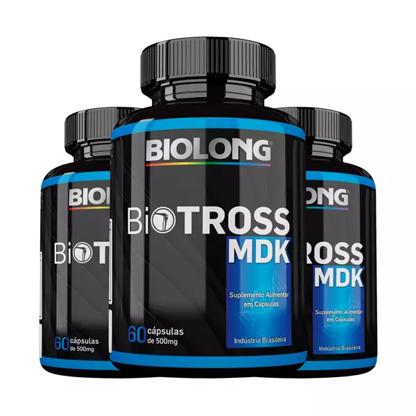 Kit Biotross MDK 100 Cápsulas 500mg Biolong