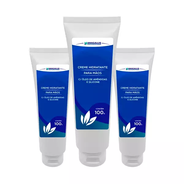 Kit Creme Hidratante para Mãos 100g Anagallis
