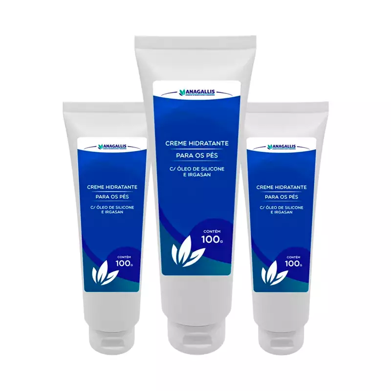 Kit Creme Hidratante para Pés 100g Anagallis