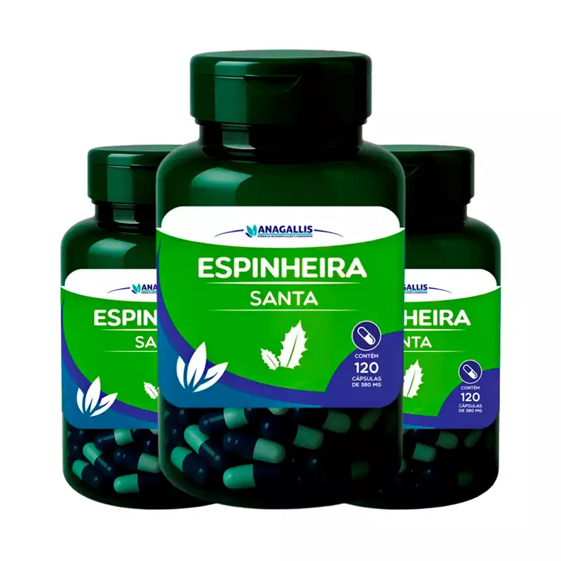 Kit Espinheira santa 380mg Anagallis