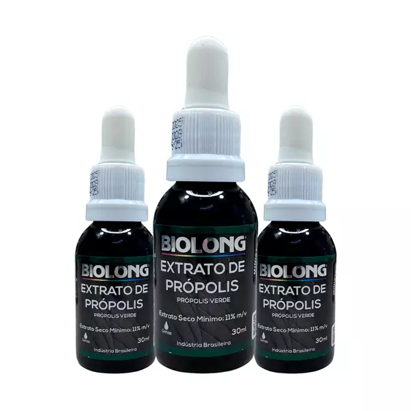 Kit Extrato de Própolis 30ml Biolong