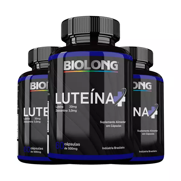 Kit Luteína+ 60 Cápsulas Biolong
