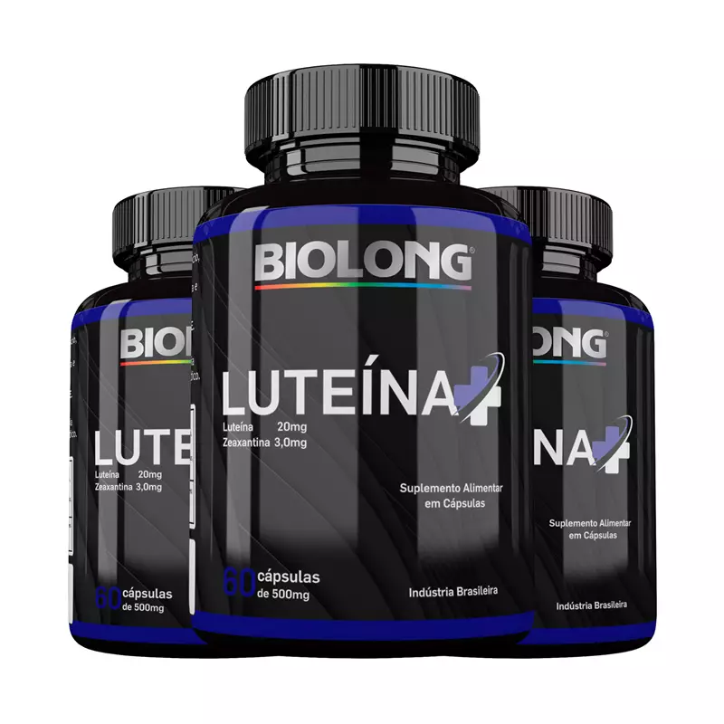 Kit Luteína+ 60 Cápsulas Biolong