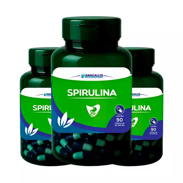 Kit Spirulina 300mg Anagallis