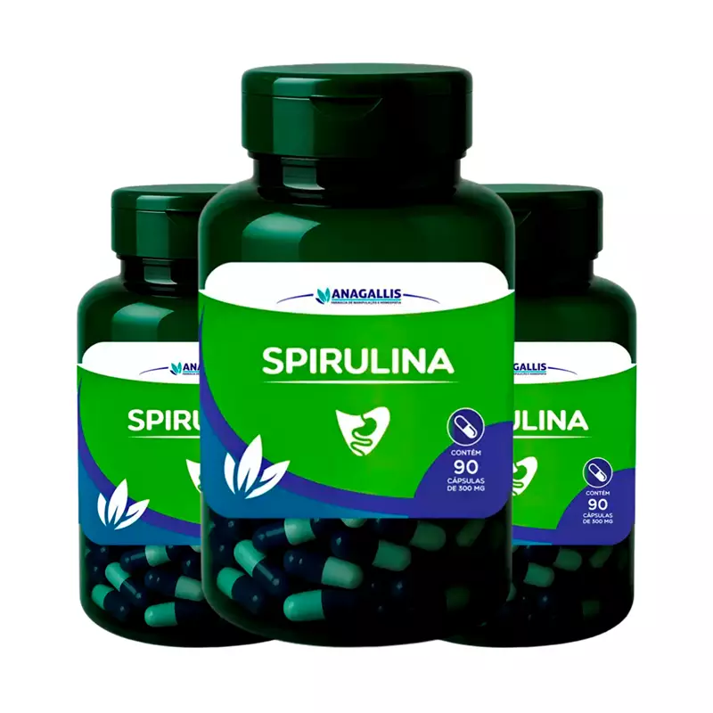 Kit Spirulina 300mg Anagallis