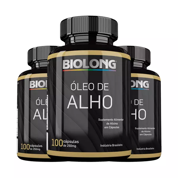 KIt Óleo de Alho 100 Cápsulas Biolong