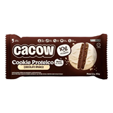 Cacow Cookies Proteicos All Black Chocolate Branco 40g