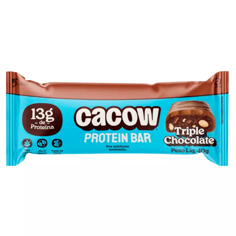 Cacow Protein Bar Triple Chocolate 40g