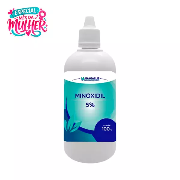Minoxidil 5% com Propilenoglicol 100ml