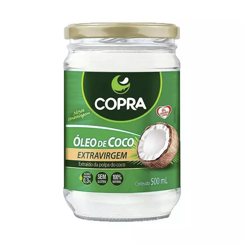 Óleo de Coco Extra Virgem Copra 500ml