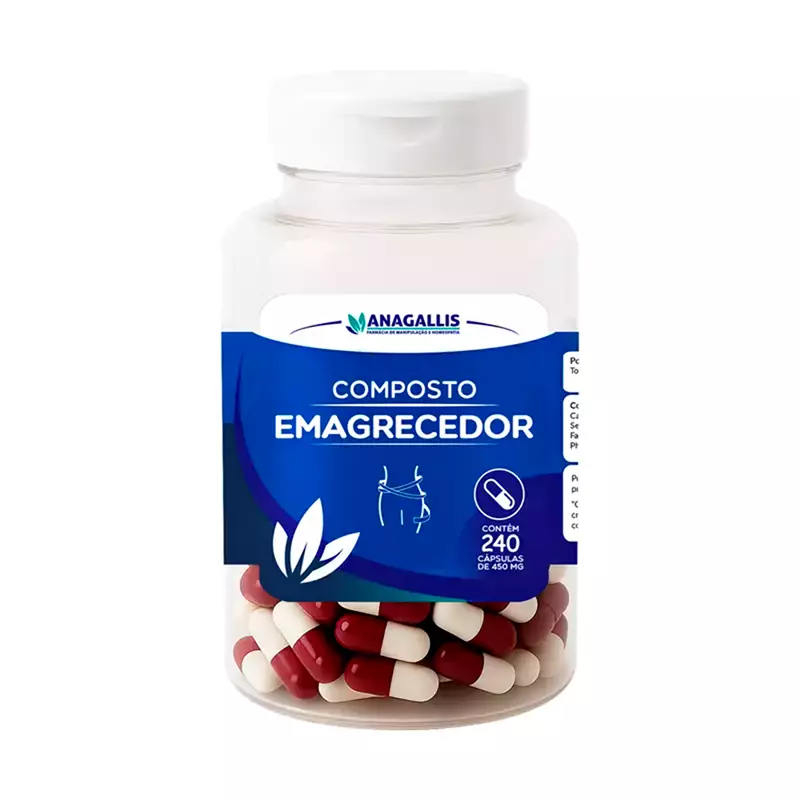 Composto Emagrecedor 240 Cápsulas Anagallis