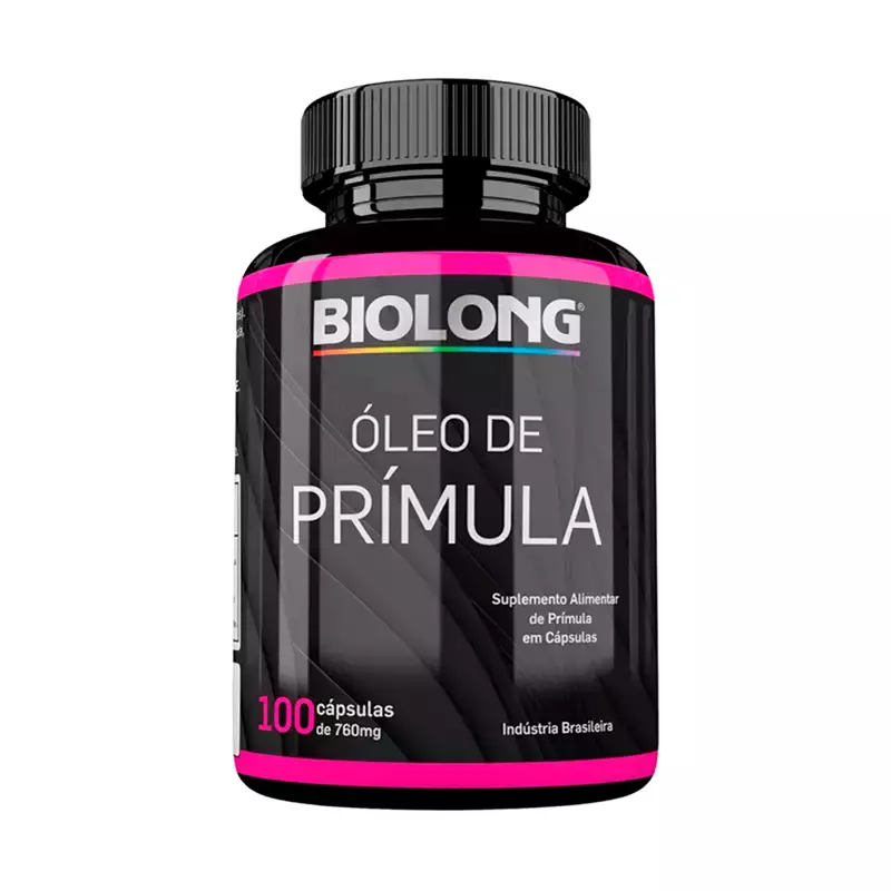 Óleo de Prímula 760Mg Biolong 100 Cápsulas 