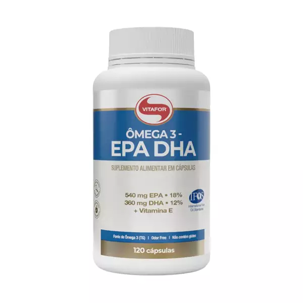 Ômega 3 EPA DHA: Ômega 3 + Vitamina E Vitafor