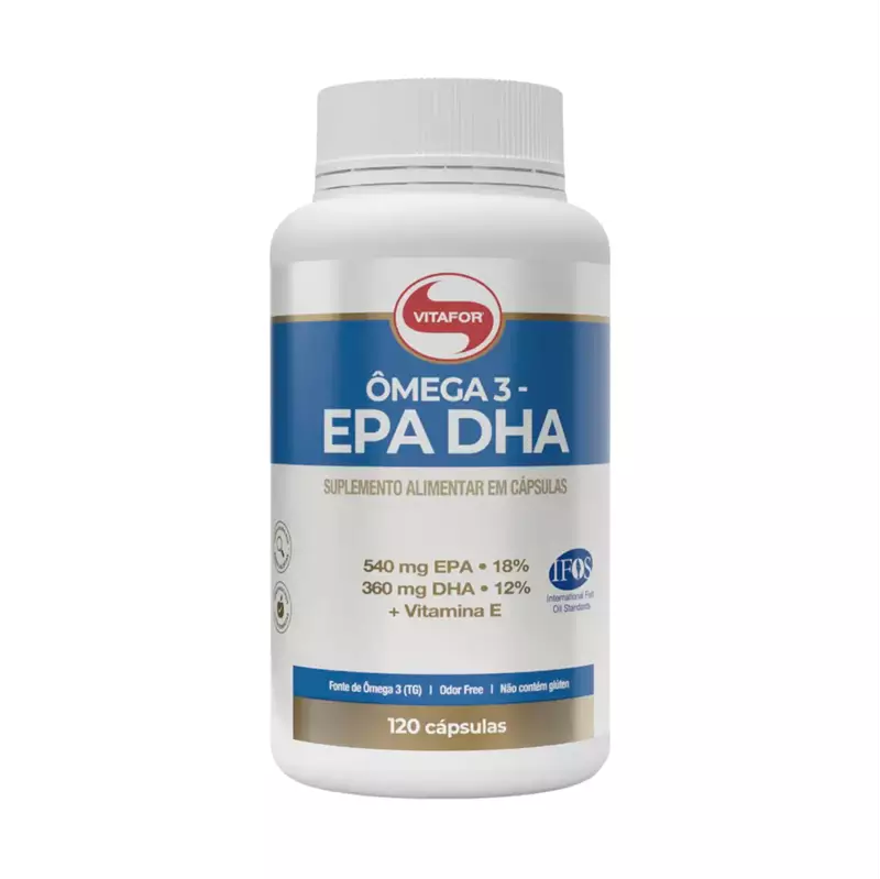 Ômega 3 EPA DHA: Ômega 3 + Vitamina E Vitafor
