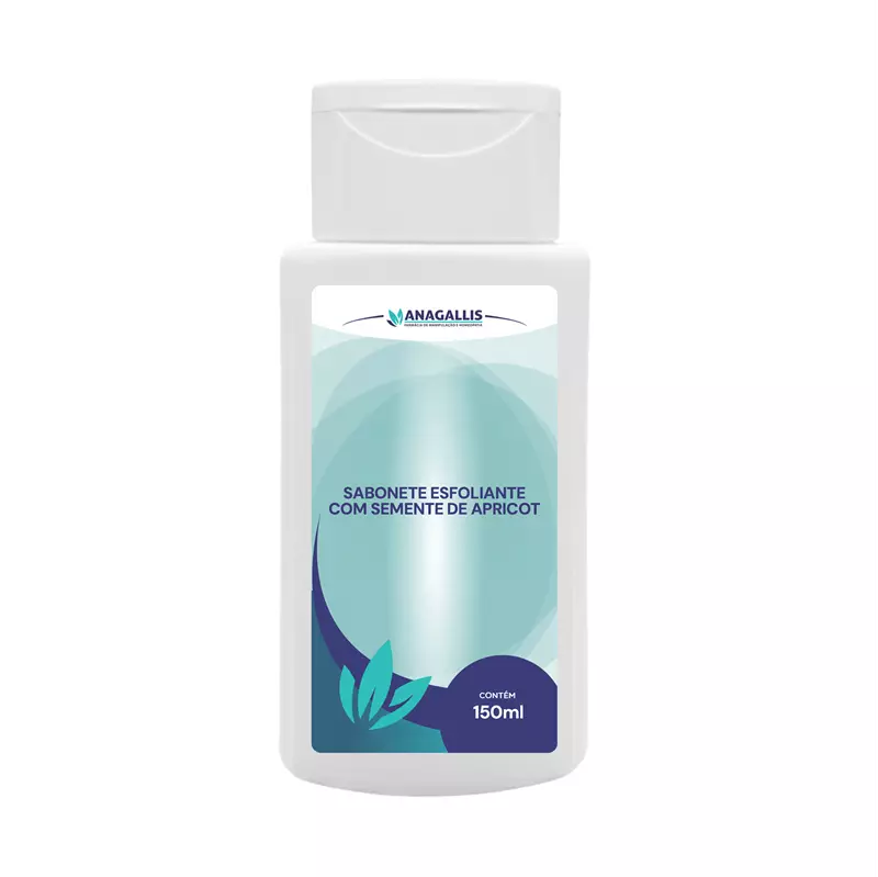 Sabonete Esfoliante com Semente de Apricot  150ml Anagallis